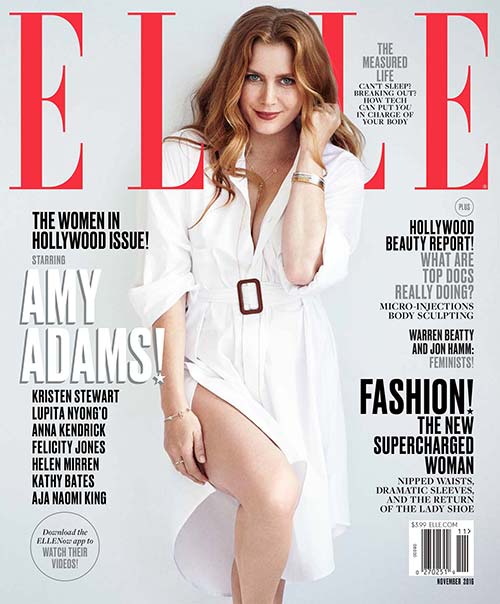 Amy Adams on the cover of Elle magazine